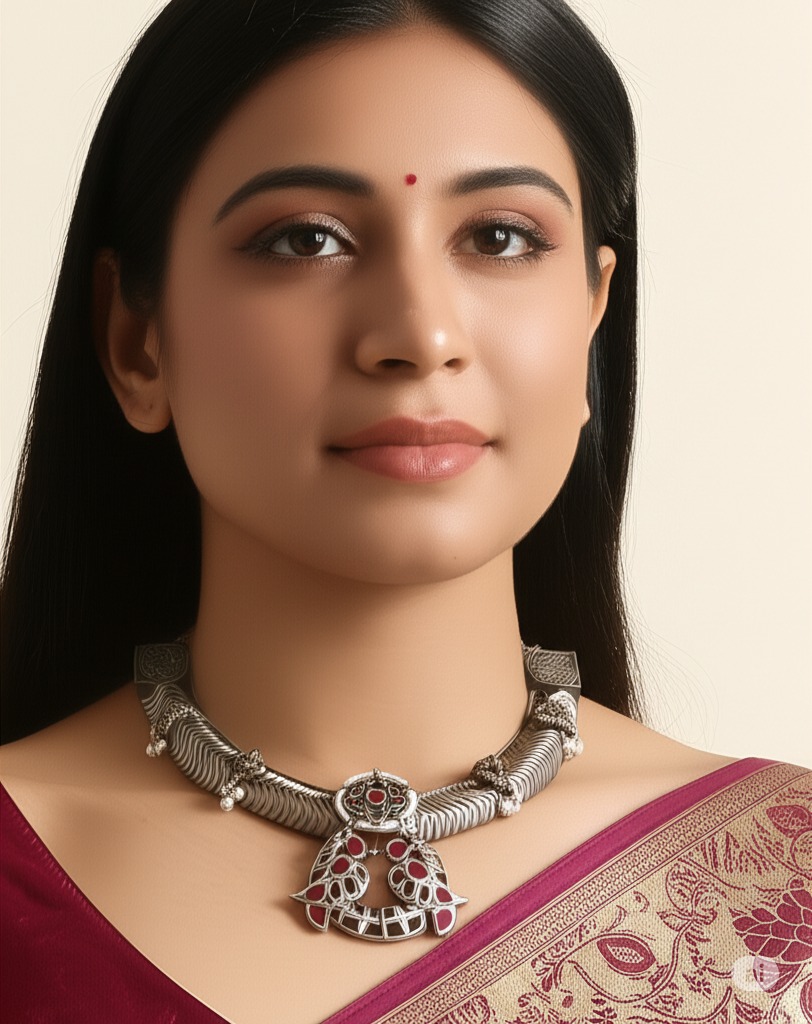 DESIGNER HANDMADE BIRD TOUCH NACKLACE HASALI