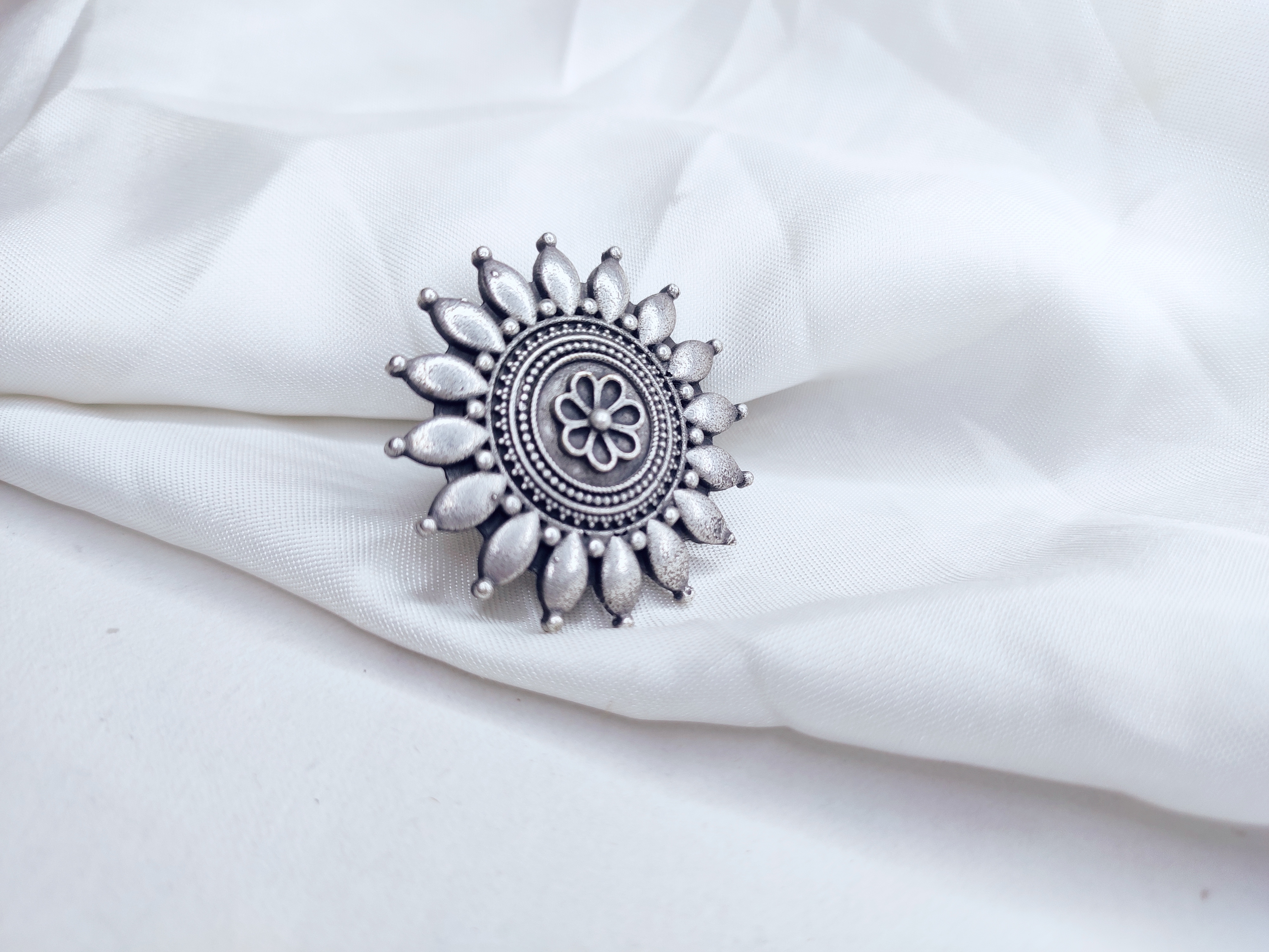  "SURYA" statement ring